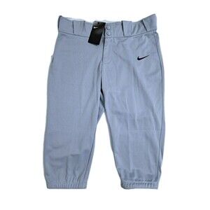 Nike Diamond Invader 3/4 Softball Game Pant Women's Large Gray New 812572